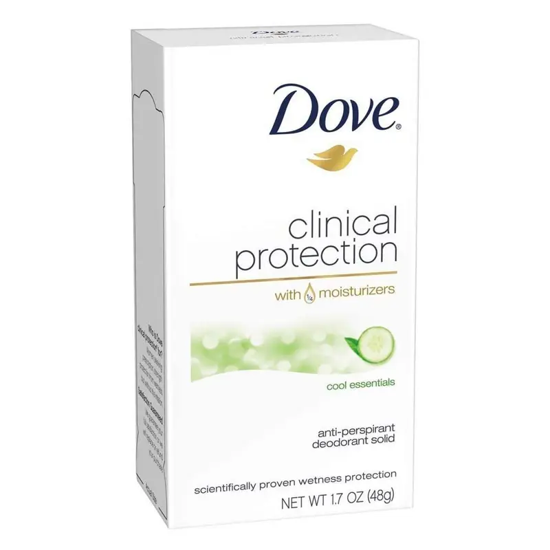 Dove Déodorant Protection Clinique Femme – Pack de Trois, Frais et Hydratant ¼