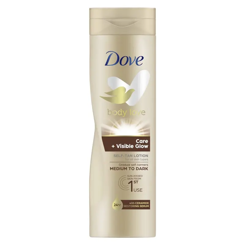 Dove Lotion Visible Glow Dark – Hydratation et éclat lumineux 250 ml