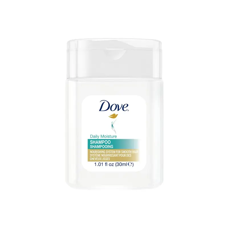 Dove Mini Shampoing 30 ml pour hôtels et hébergements — Lot de 192 bouteilles à bouchon rabattable