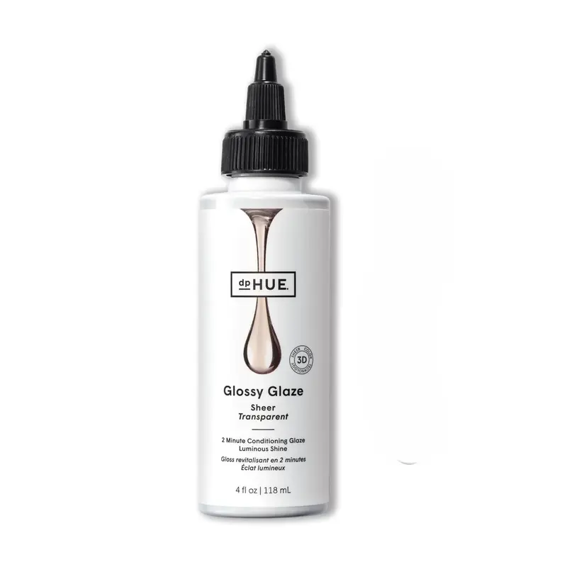 dpHUE Glossy Glaze, Transparent – Glossant liquide sous la douche pour une brillance lumineuse – Sans parabènes, SLS et SLES – Certifié Leaping Bunny