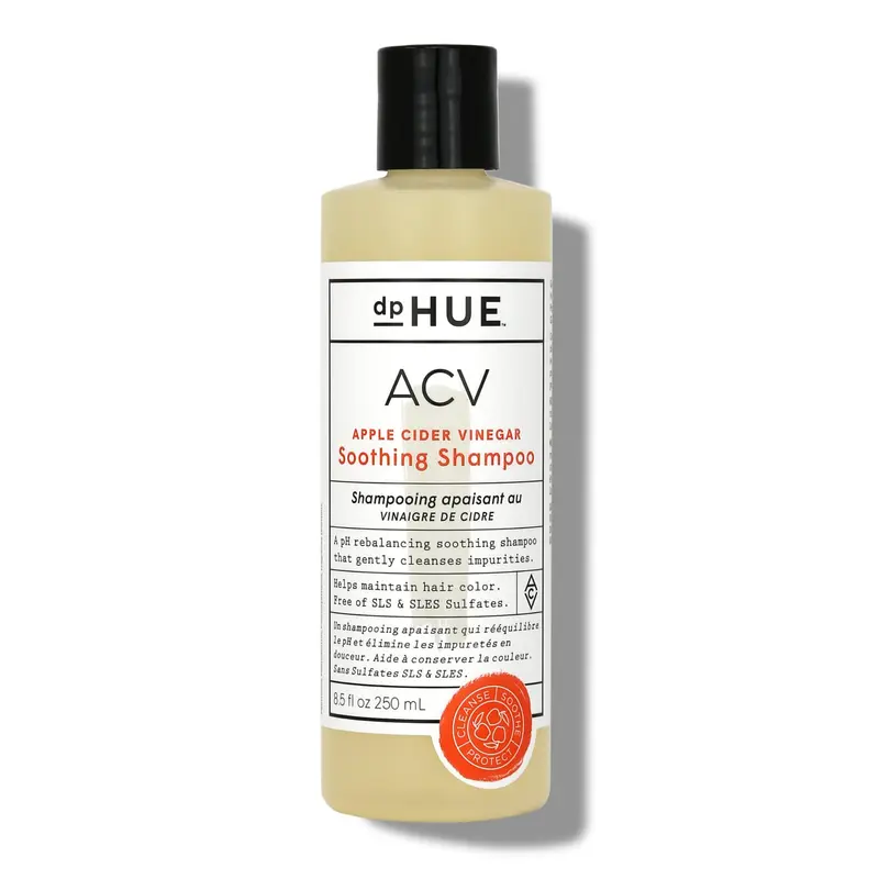 dpHUE Shampoing ACV Apaisant – Sans Sulfates, Pour Cheveux Colorés et Cuir Chevelu Sec | 250 ml