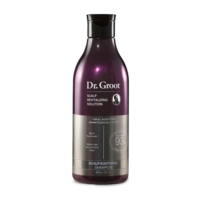 Dr. Groot Shampoing Apaisant Cuir Chevelu — Biotine, Centella et Prébiotiques | Hydratant Soin K-Beauty
