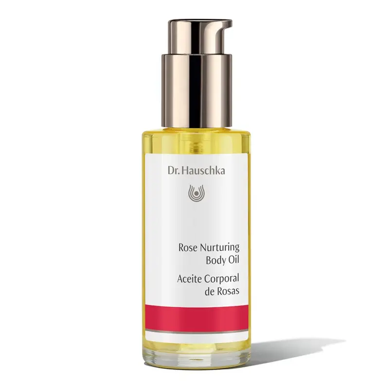 Dr. Hauschka Rose – Huile Nourrissante pour le Corps, Hydratation rapide, 75 ml