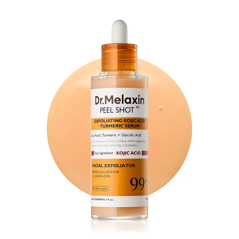 Dr.Melaxin Peel Shot Acide Kojique & Curcuma – Sérum 80 ml pour l'Éclat et l'Exfoliation