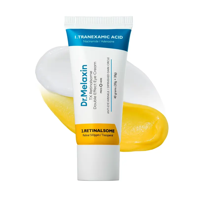 Dr.Melaxin TX Acide Tranexamique – Crème Contour des Yeux Double Action avec Adénosine et Niacinamide | Soin Anti‑Âge Quotidien 50 ml