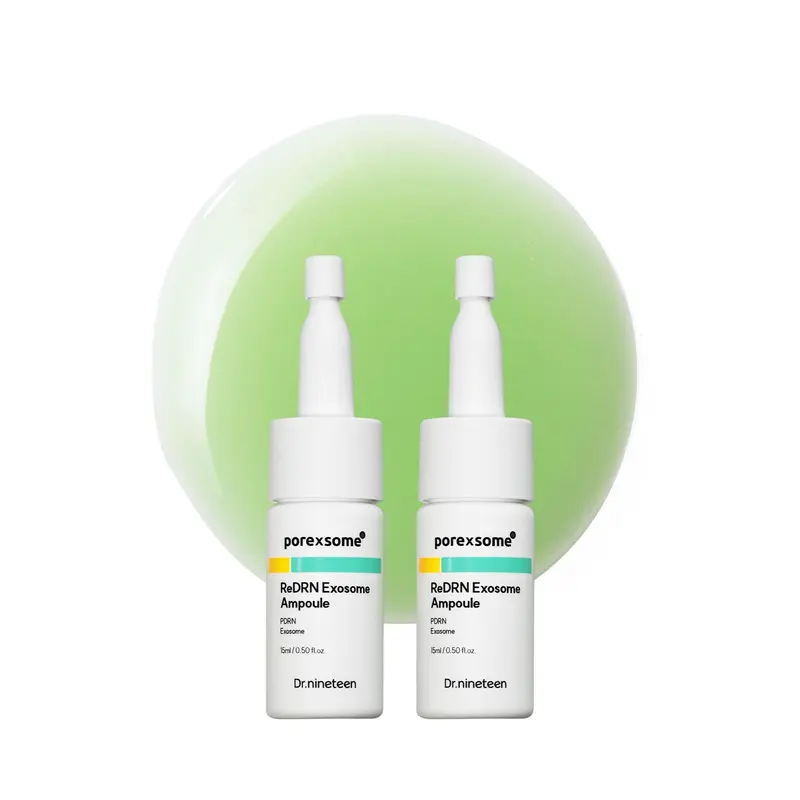Dr.nineteen ReDRN Exosome Ampoule | Biome PDRN 750 000 ppm + Rétinol + Exosome | Soin visage coréen pour pores et fermeté