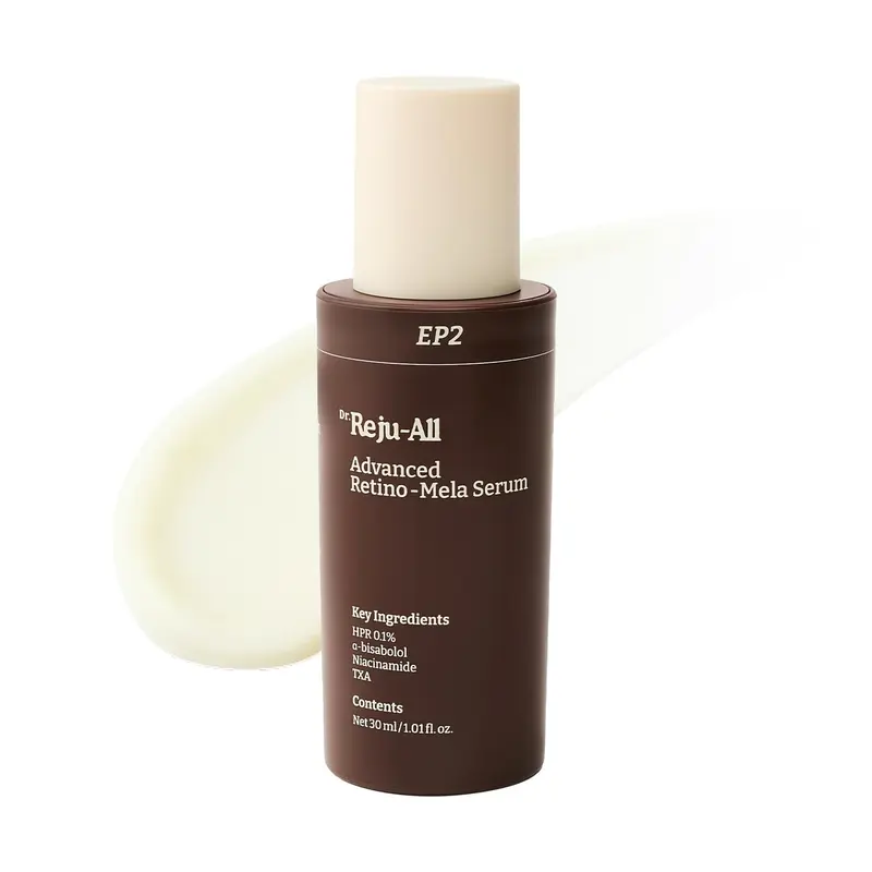 Dr. Reju-All Advanced Retino-Mela Serum – Sérum HPR Rétinol pour le visage – Anti-âge, réduction des pores, soin coréen – Doux et débutant – Niacinamide 10% et TXA 4% – 30 ml