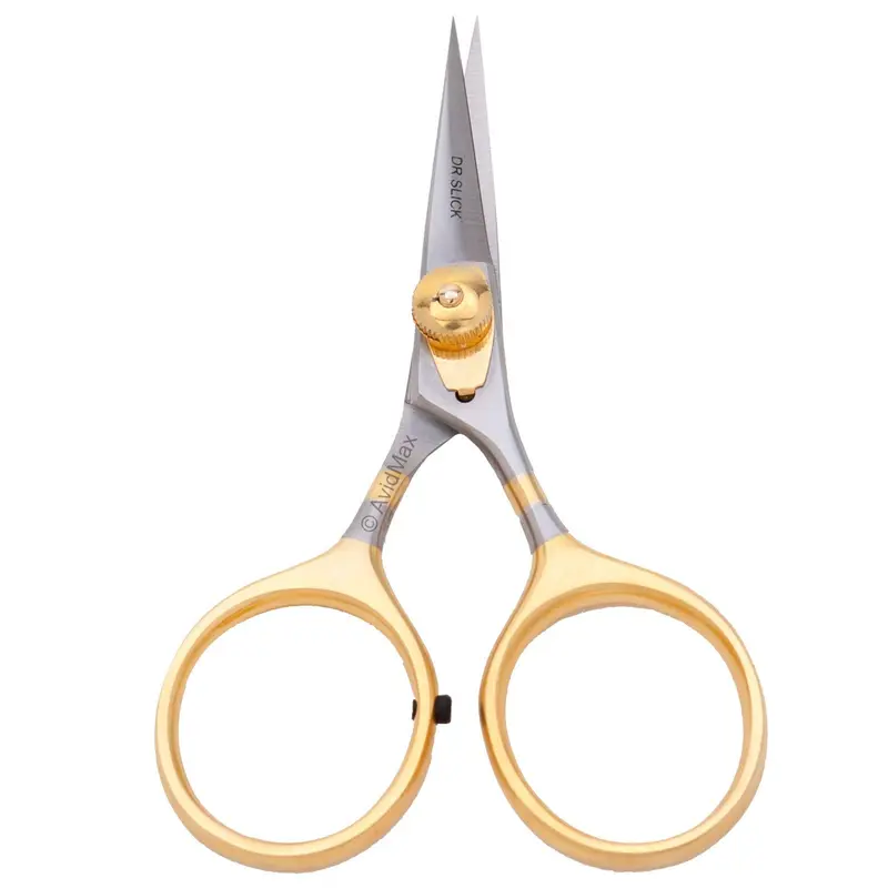 Dr. Slick Ciseaux Montage Mouches 4 po – Lames droite et dentelée, tension réglable