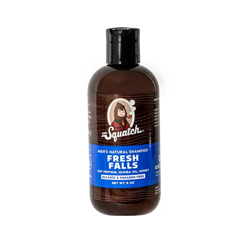 Dr. Squatch Fresh Falls Shampoo – Nettoyage naturel et parfum frais pour hommes