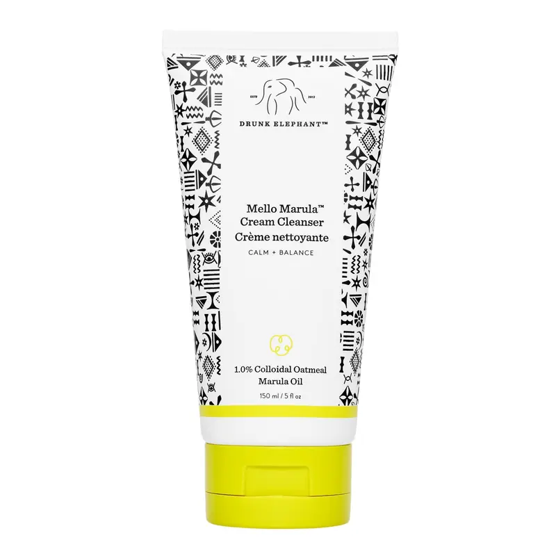 Drunk Elephant Mello Marula Crème Nettoyante – 150 ml | Nettoyage visage apaisant sans huiles essentielles et parfum