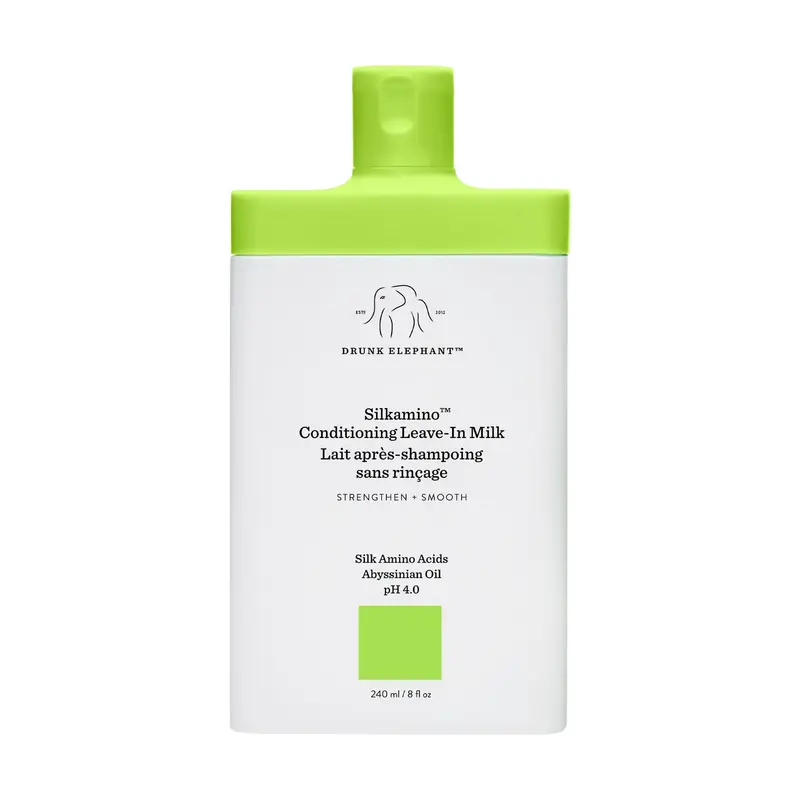 Drunk Elephant Silkamino Lait Sans Rinçage - 240 ml, Acides aminés de soie