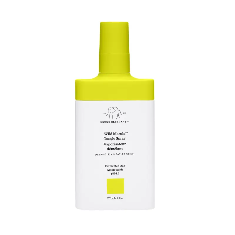 Drunk Elephant Wild Marula Tangle Spray – Démêlant et protection chaleur, 120 ml
