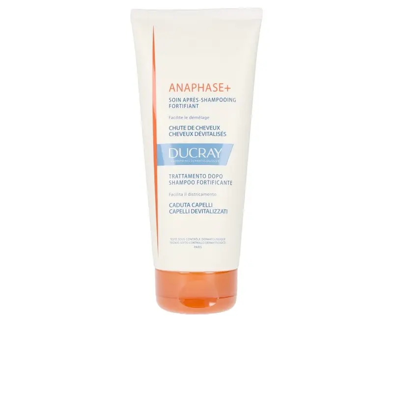 Ducray Anaphase+ Après-Shampooing Renforçant – 200 ml pour cheveux démêlés, forts et lumineux