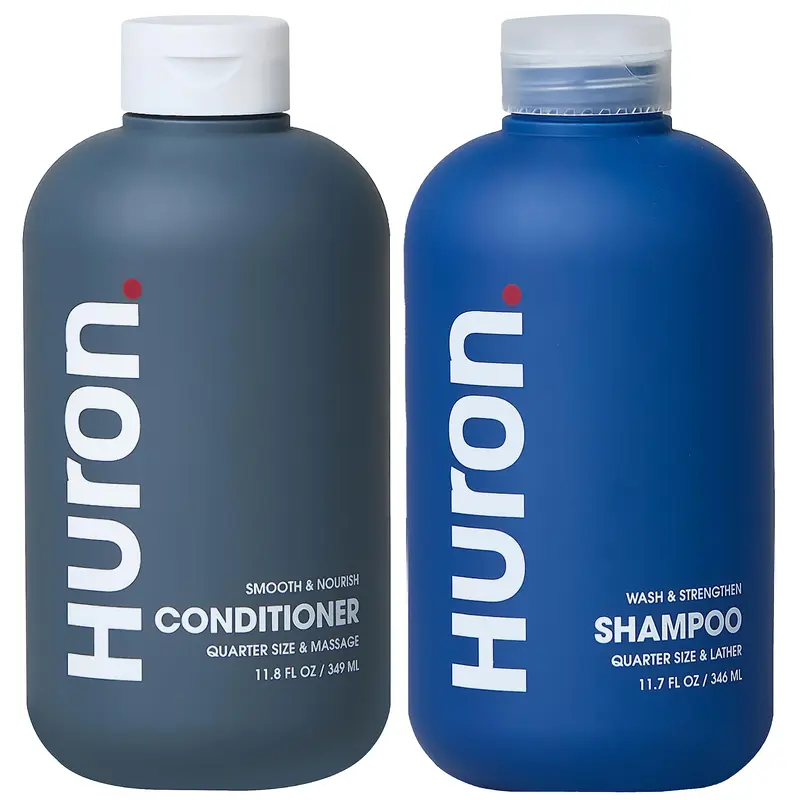 Duo capillaire Huron – Shampooing et Après-Shampooing nourrissants pour hommes (2 pièces) – Sans sulfates & Végan