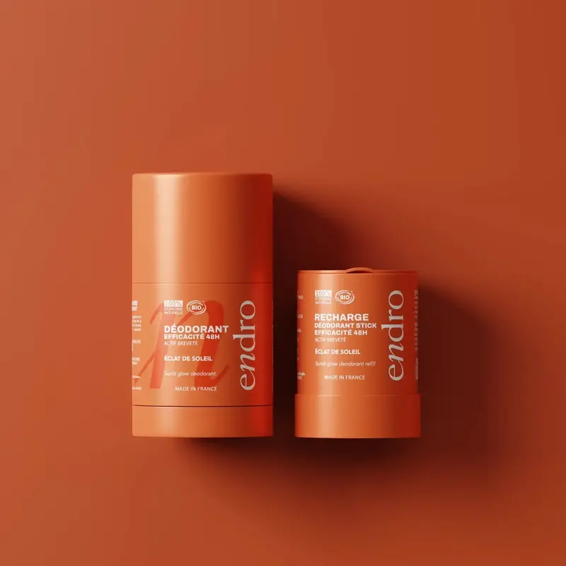 Duo déodorant stick & recharge 48H - Parfum Éclat de Soleil