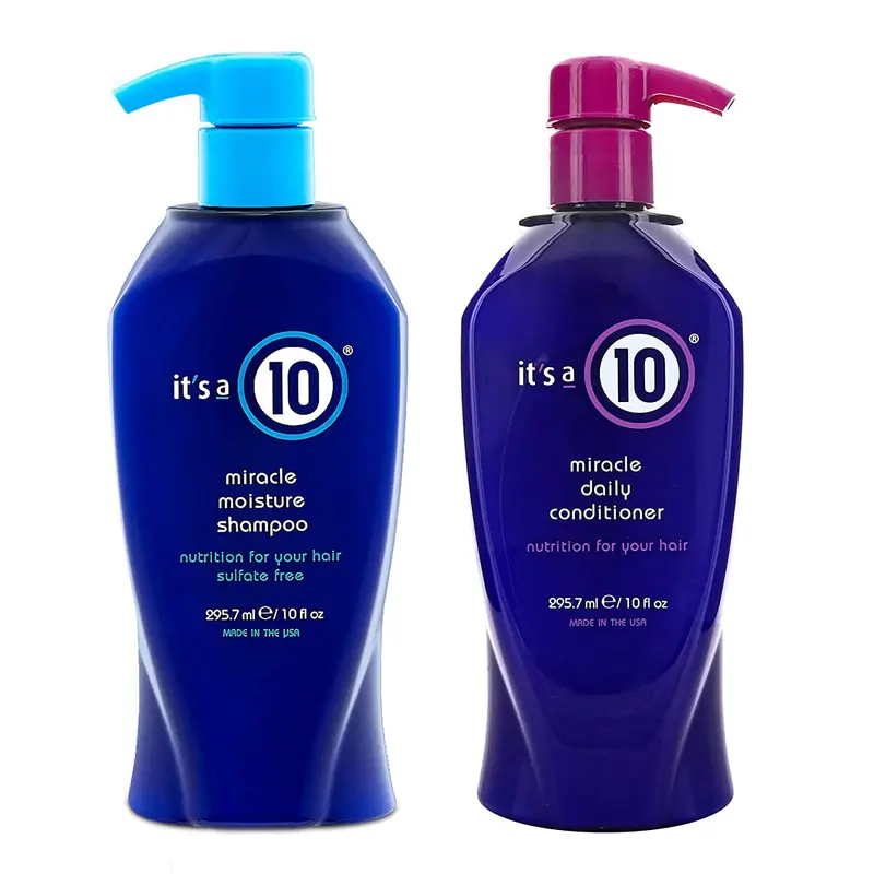 Duo Miracle Daily de It's a 10 Haircare – Shampoing et Après-Shampoing Hydratants (10 oz chacun)
