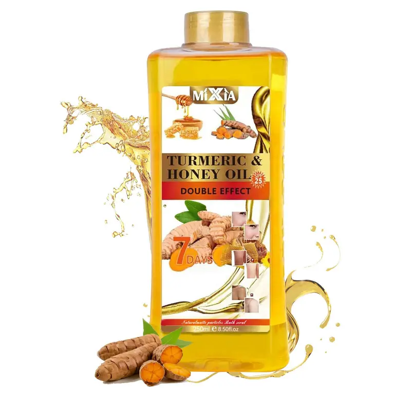 DYALE Huile de Curcuma – Hydratation légère pour visage et corps (250 ml)
