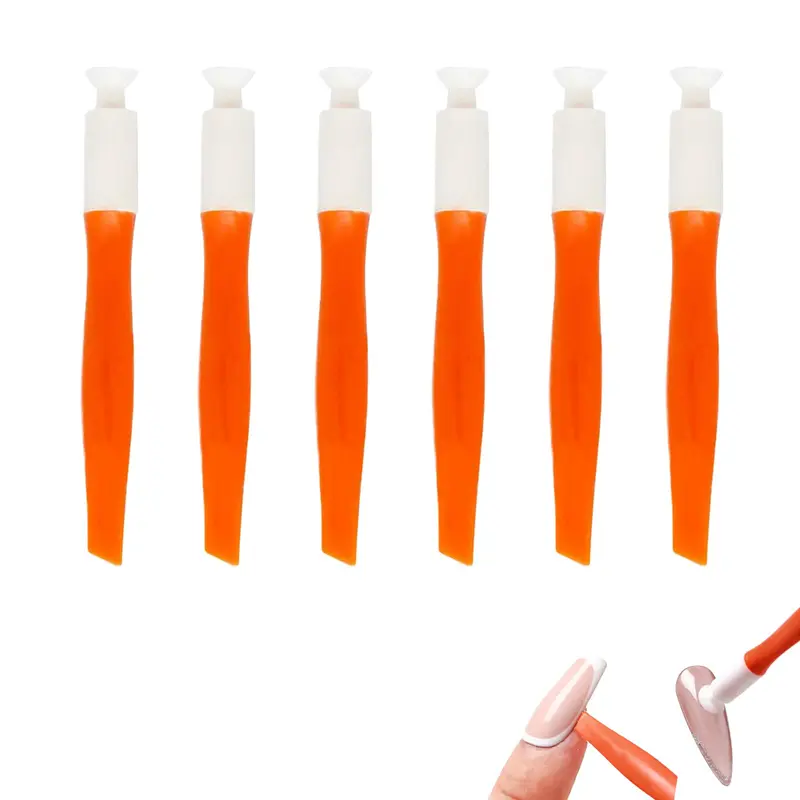 Eagyrosi – Ensemble d'Outils Ongles Press On, 6 Pièces avec Ventouse et Levier Plat
