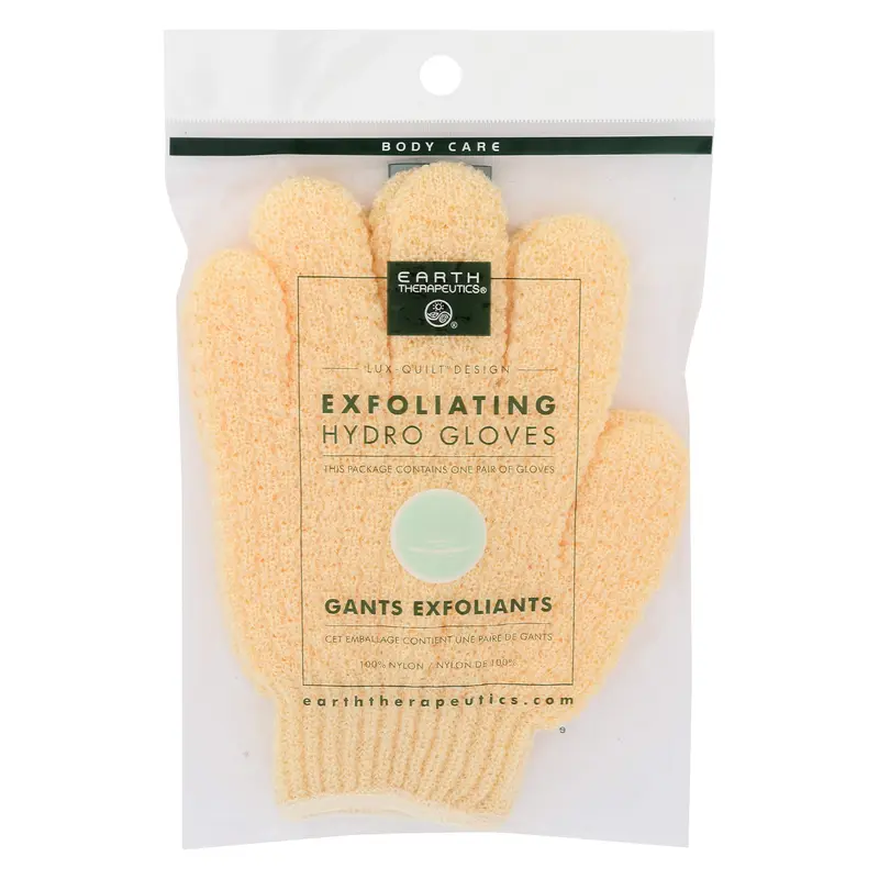 Earth Therapeutics Gants Exfoliants Hydro – Naturels, 1 Paire