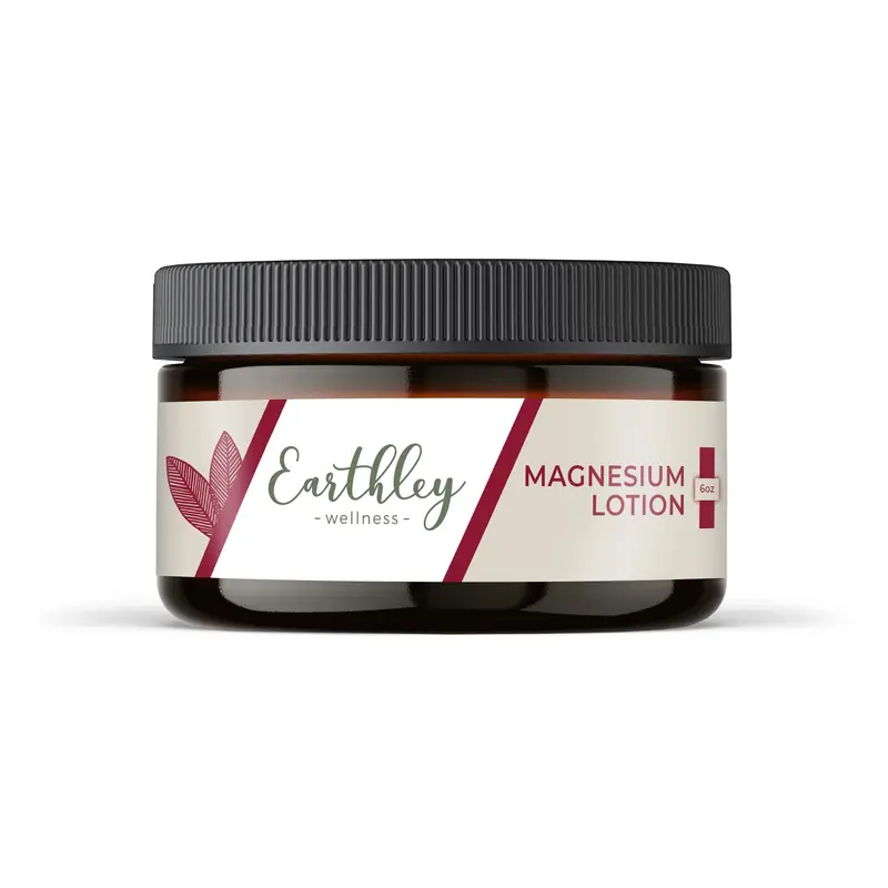 Earthley Wellness Magnésium Lotion – Lauréat du Prix Choix des Parents – Relaxation, Sommeil et Récupération Musculaire – Lavande Original – 177 ml