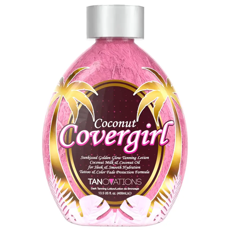 ED HARDY Tanovations Coconut Covergirl Sunkissed Éclat Doré – Lotion bronzante hydratante (400 ml)