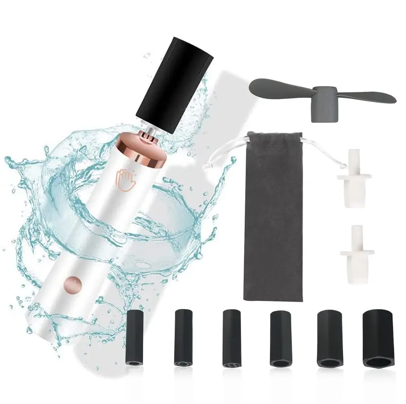Éenten Mélangeur Électrique pour Colle Cils et Vernis à Ongles – 2 Connecteurs, 6 Calibres, Portable