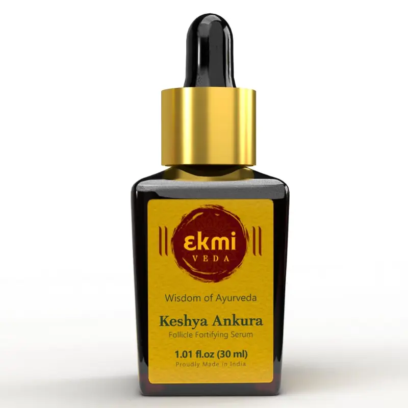 EKMIVEDA Sérum Stimulant de Follicules – Redensyl, Capilia Longa, Ayurvédique, 30 ml