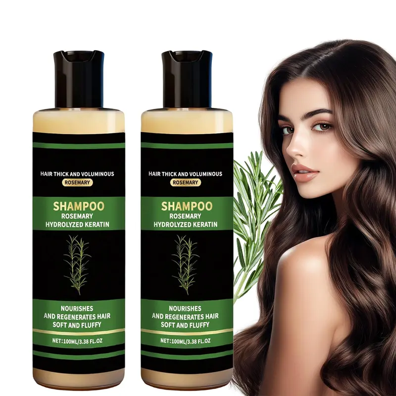 ekxzvg Shampoing biologique au romarin – croissance, épaississement et renforcement (2 pièces)