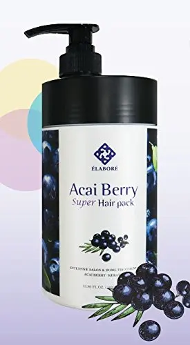 Elabore Acai Berry Super Hair Pack – 1000 ml | Soin capillaire nourrissant