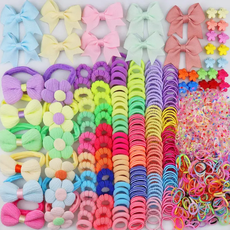 Élastiques & Accessoires Cheveux pour Filles – Ensemble Tallsocne 933 Pièces