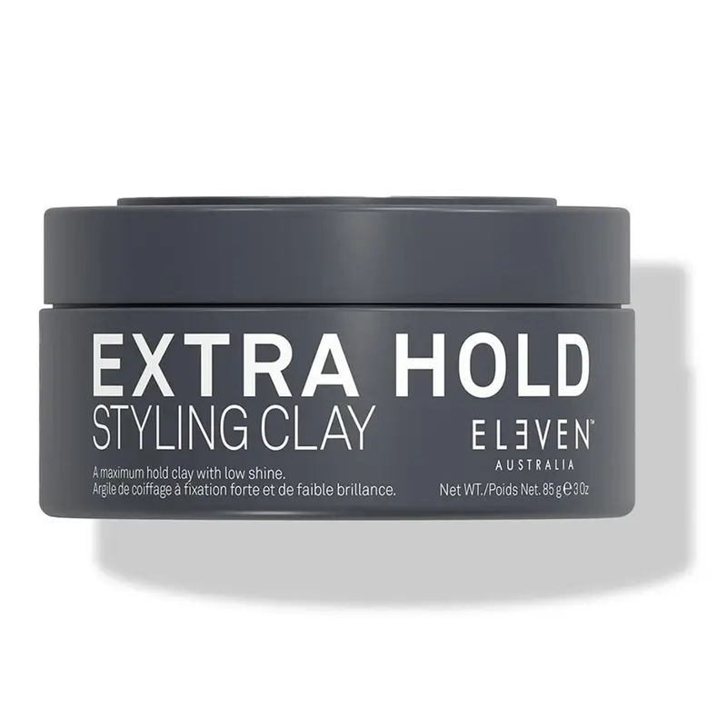ELEVEN AUSTRALIA Extra Hold Clay — Tenue maximale et Finition matte pour cheveux courts à moyens (3 oz)