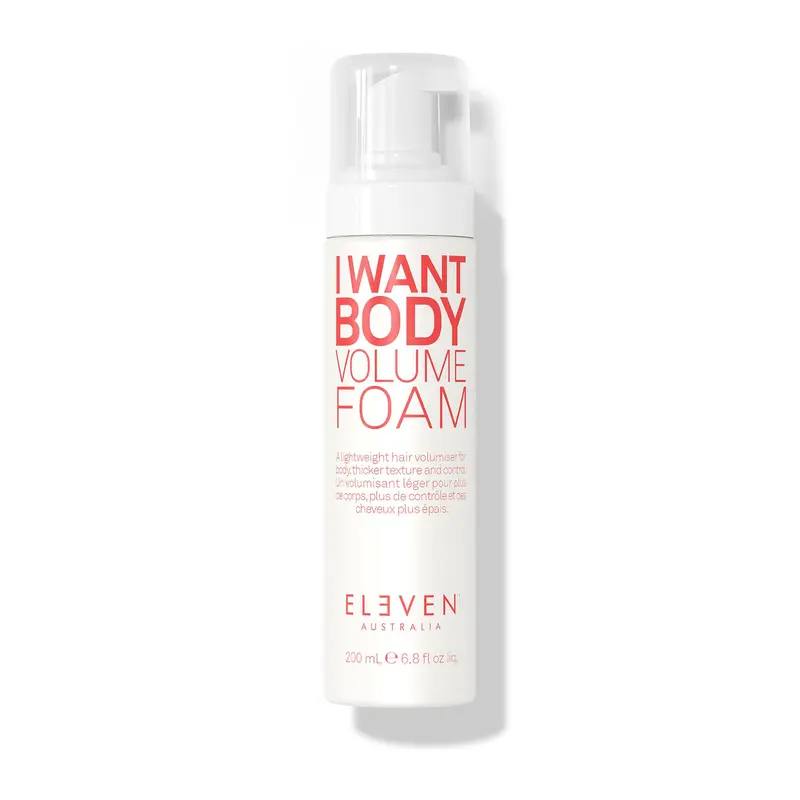 ELEVEN AUSTRALIA I Want Body Volume Mousse – Mousse légère volumisante pour cheveux fins à moyens – 200 ml
