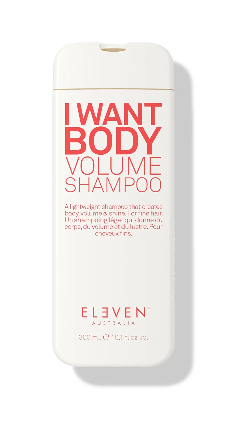 ELEVEN AUSTRALIA I Want Body Volume Shampoo – Volume et épaisseur pour cheveux fins – Sans sulfate – 10,1 oz