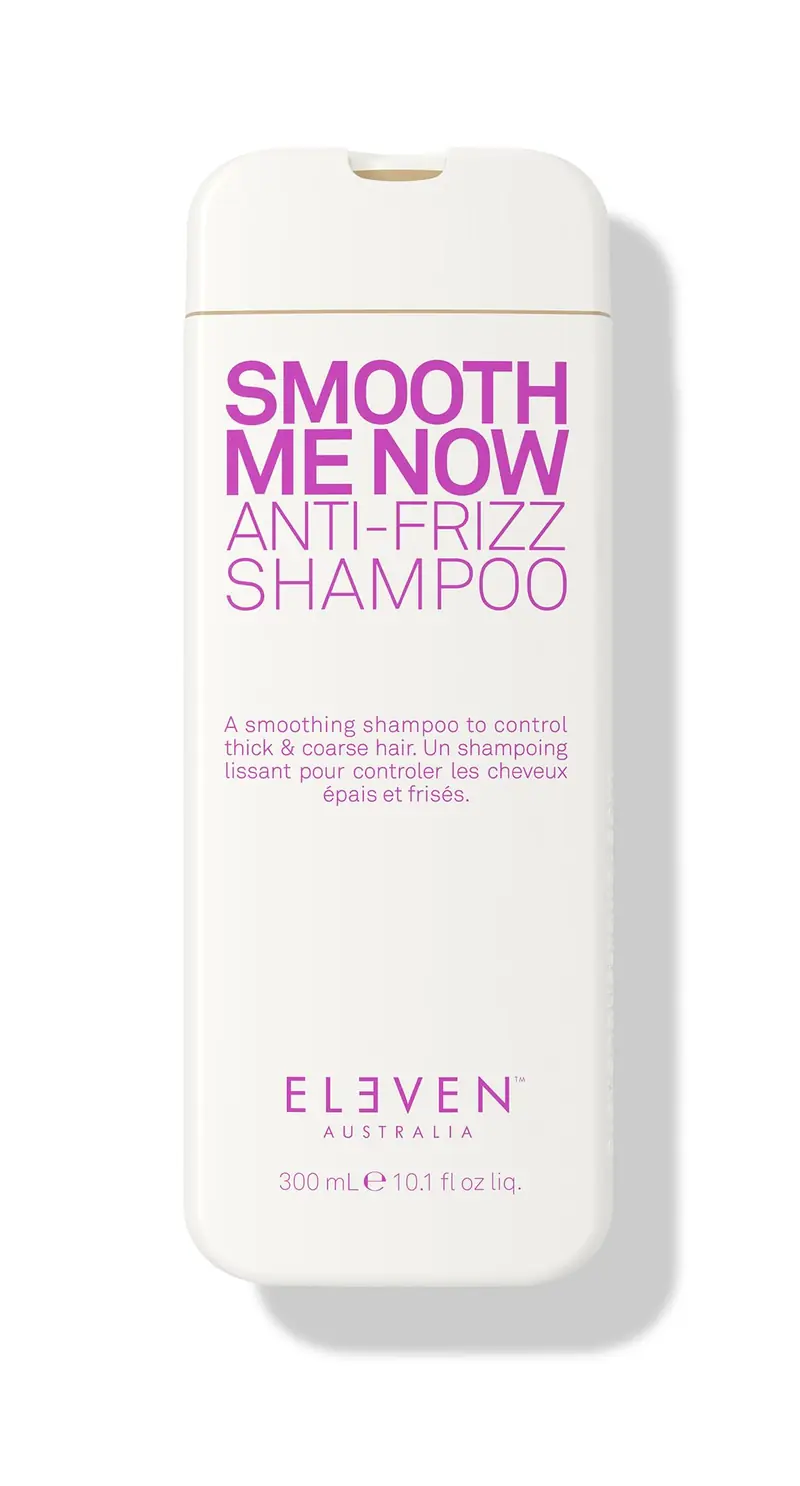 ELEVEN AUSTRALIA Shampooing anti-frisage Smooth Me Now – Contrôle des frisottis, hydratation, sans sulfates, 300 ml