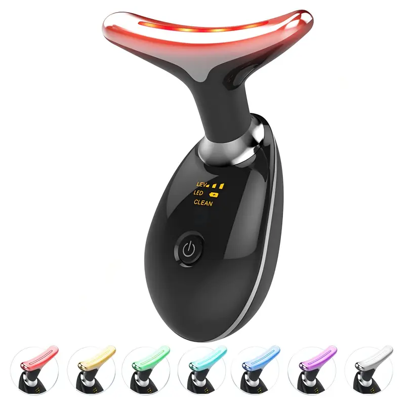 ELISHINE Thérapie lumière visage et cou – Masseur 7 couleurs, design compact