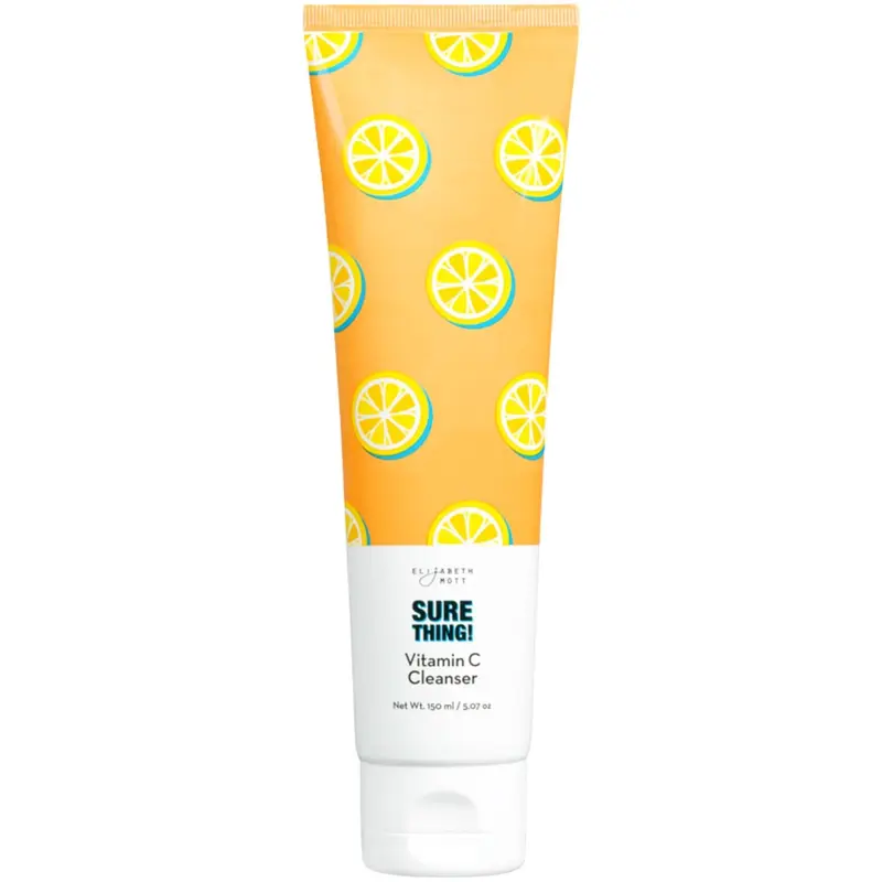 Elizabeth Mott Nettoyant Visage Vitamine C – Gel Moussant Démaquillant Hydratant, Vegan et Non testé sur les animaux, 150 ml