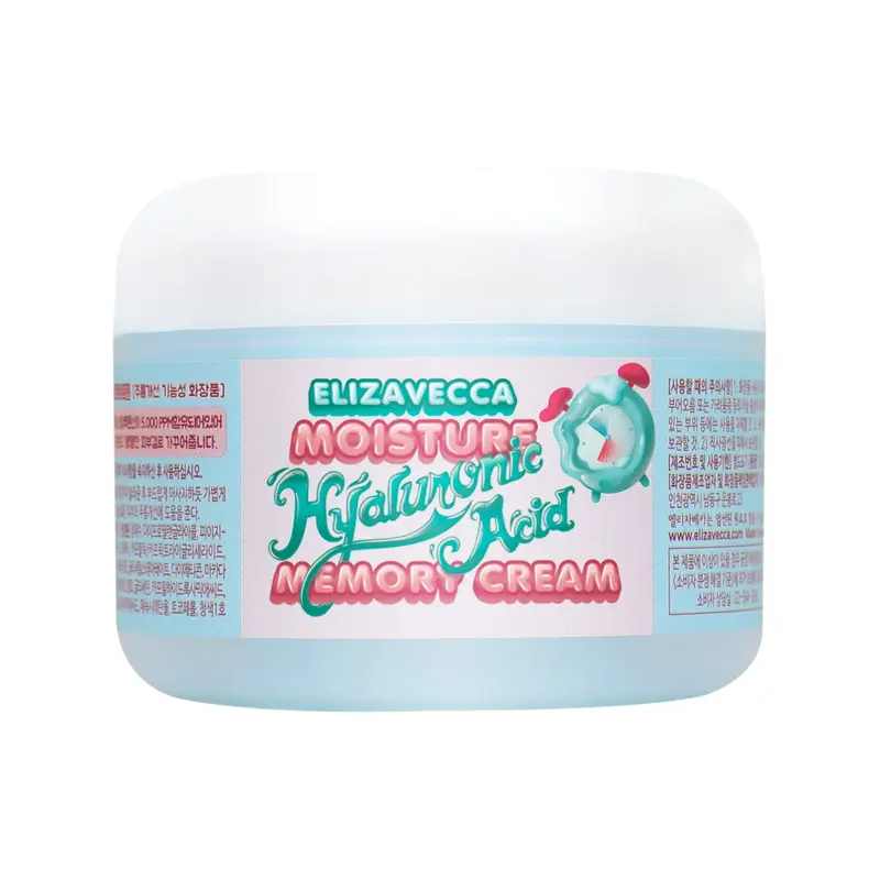 Elizavecca Crème mémoire hydratante à l'acide hyaluronique 100 g | Hydratation durable