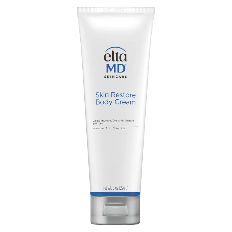 EltaMD Skin Restore Body Cream – Crème hydratante sans parfum pour corps et visage, Acide Hyaluronique et Niacinamide, 8 oz