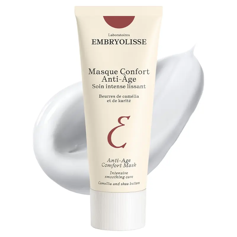 Embryolisse Anti-Âge Comfort Mask – Nuit Hydratante à l’Acide Hyaluronique et Vitamine E, 60 ml