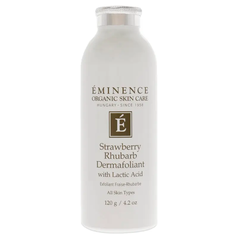 Eminence Dermafoliant Fraise-Rhubarbe – Gommage visage exfoliant, 4,2 onces