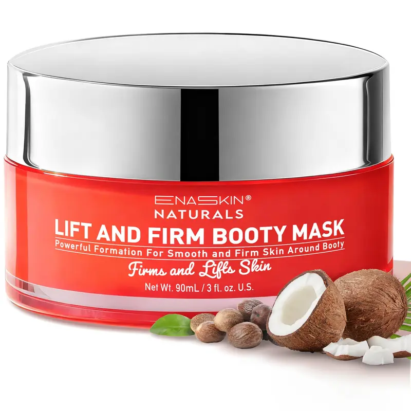 Enaskin Naturals Crème Anti-Cellulite Raffermissante 3D Thermique – Cuisses, Ventre & Fesses, 3,4 oz