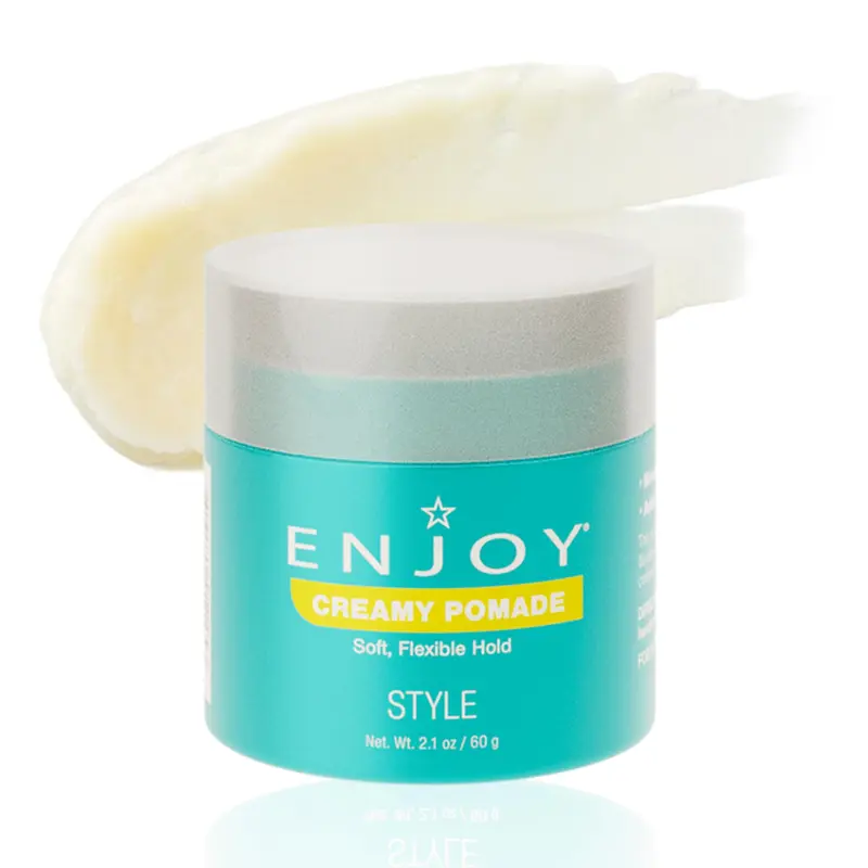 Enjoy Creamy Pomade – Hold léger et flexible, brillance naturelle, sans gras (60 g)
