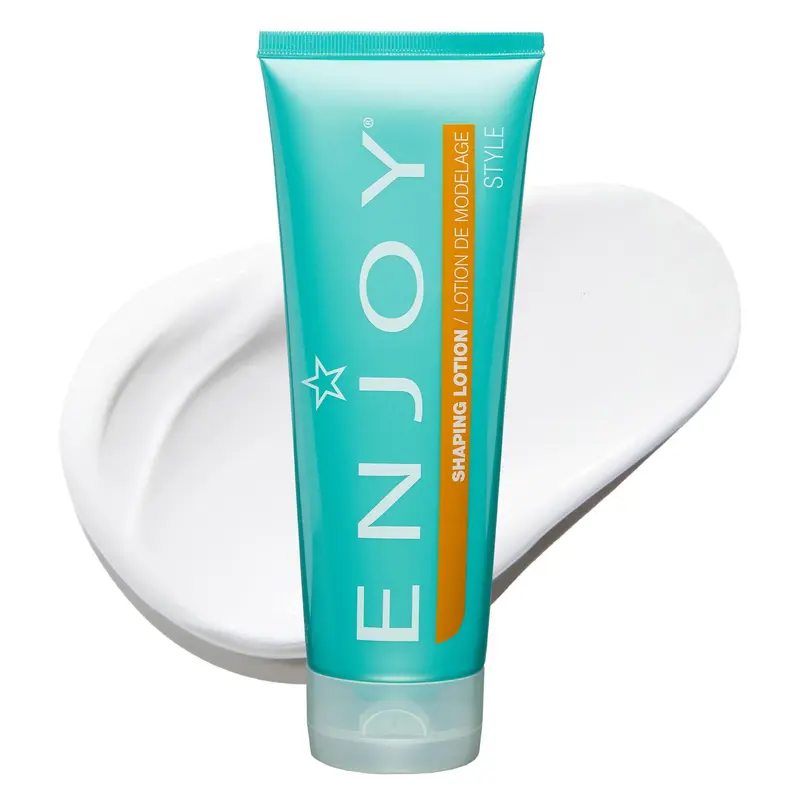 Enjoy Shaping Curly Hair Styling Cream – Volume léger, définition des boucles, anti-frisottis, 8 onces