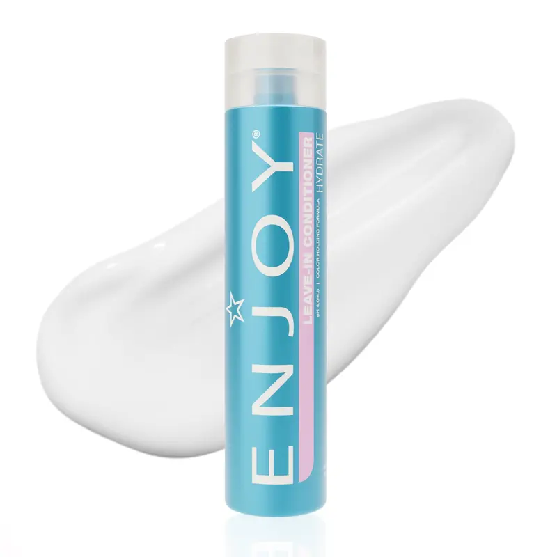 Enjoy Soin Sans Rinçage Hydratant et Démêlant – Sans sulfates pour Cheveux Épais, Bouclés ou Texturés (300 ml)