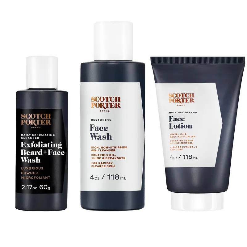 Ensemble Scotch Porter – Soins Visage pour Hommes