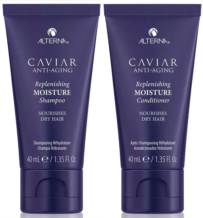 Ensemble Shampoing et Après-Shampoing Caviar Anti-Âge d'Alterna – Hydratation et Protection Sans Sulfates