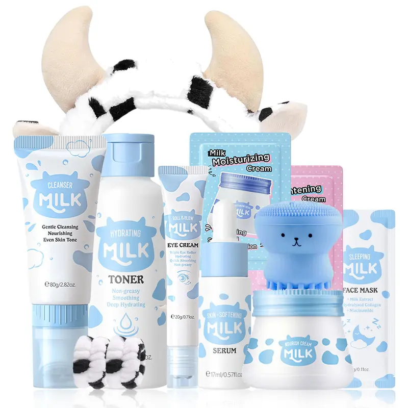 Ensemble Soin Lait EONFAVE – 11 pièces pour adolescentes 8-12 ans | cadeau idéal