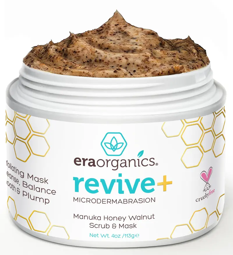 Era Organics Gommage Visage au Miel de Manuka – Exfoliant Doux 120 g