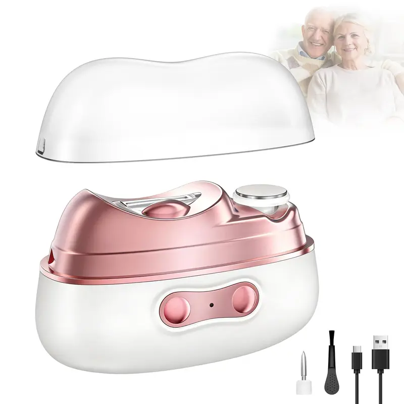 ERDFCV Clipper Électrique 4-en-1 2025 – Coupe-ongles Automatique, 3 Vitesses, LED, USB-C