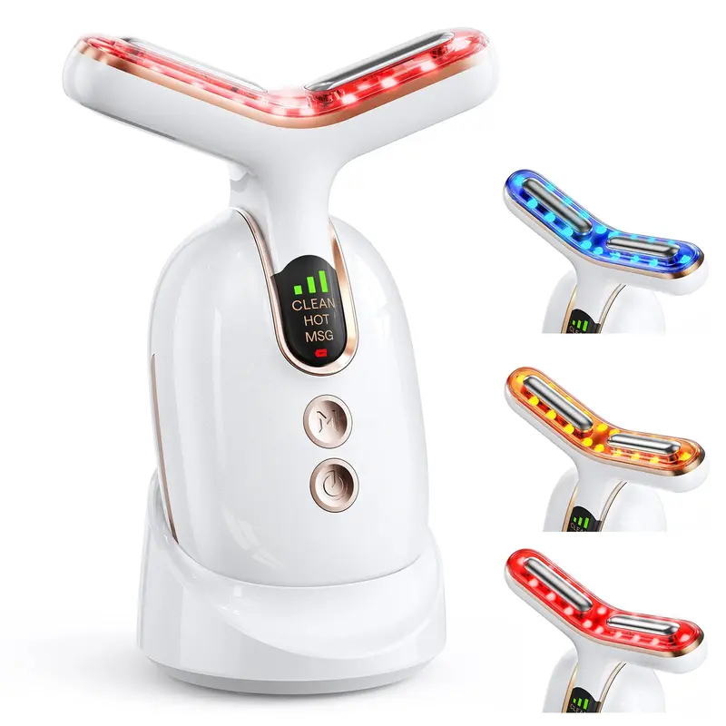 ERROWIN AM-810B — Thérapie lumière rouge pour le visage et masseur 3 en 1